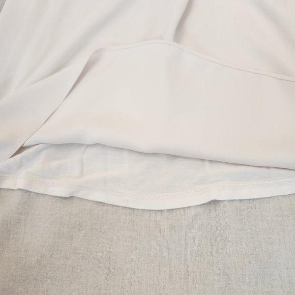 LOFT Sleeveless Cream-Colored Top - XXS Petite - Picture 8 of 13